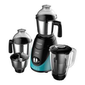 Crompton Ameo 750 W Mixer Grinder (ACGM-AMEO-4 JARS   4 Jars   Black, Blue) [Pay Using 5 Supercoins Get Rs.100 Discount]