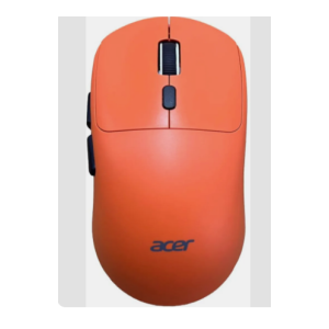 Acer PopGo Wireless Mouse Wireless Ambidextrous Optical Mouse (Bluetooth, USB 2.0, Orange)