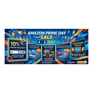 Amazon Prime Day Sale 2026 (4-6 July) with 10% off on Axis   SBI Credit Cards