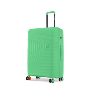 Nasher Miles Polypropylene Boston Hard-Sided Polypropylene 8 Spinner Wheel Check-in Luggage Summer Green 24 Inch  65Cm Trolley Bag Suitcase, Medium