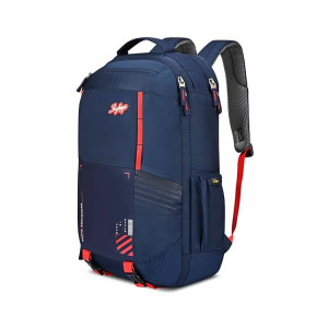 Skybags Porto Weekender 40L Backpack 2 Compartments  Durable Fabric  Padded Laptop Protection Bag (Upto 17-Inch)   Shoe Pocket, Multiple Spacious Pockets   Office, Casual & Outdoor  Unisex  Navy