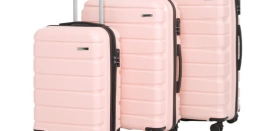 Teakwood Set of 3 Trolley Bags with TSA Lock