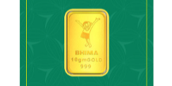 BHIMA 24K 999 Purity Gold Bar 10g at 4% Off on Myntra