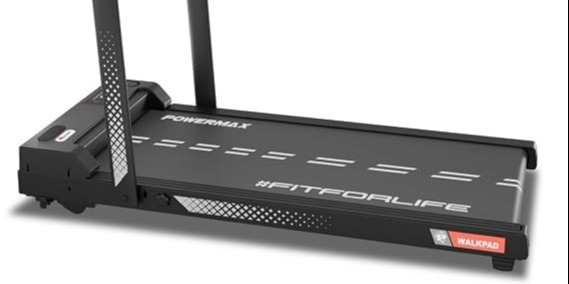 PowerMax Fitness Walkpad 3HP Treadmill for Home & Office