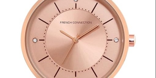 French Connection Rose Gold Women's Analog Watch FCN00010A
