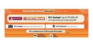 Amazon Great Indian Festival 2026 Reloaded: 10% Bank Discount