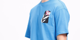 Aeropostale Printed Drop-Shoulder Sleeves Relaxed Fit Pure Cotton T-shirt