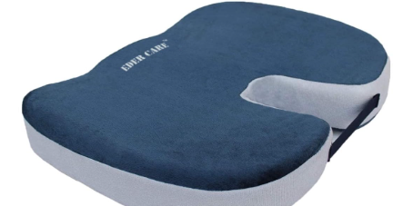 Doctor Recommended Coccyx Seat Cushion – Comfortable Pain Relief for Tailbone, Sciatica & Lower Back (Blue)