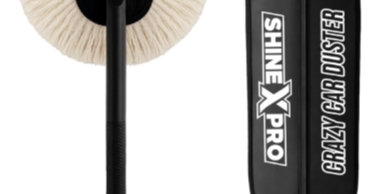 ShineXPro Car Duster - Lint-Free & Scratch-Free Car Cleaner Brush with Long Handle