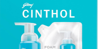 Cinthol Cool Foam Body Wash Combo Pack (1 Bottle + 3 Refills) - Moisturized & Soft Skin
