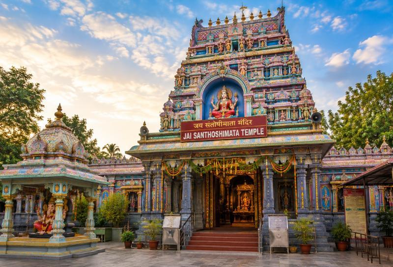 Jaisanthoshimata Temple in Royal Residency Layout, KA