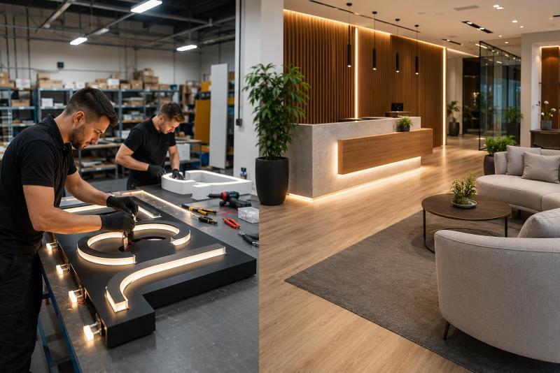 Sky & Co Bangalore | Signage & Interior Design Services