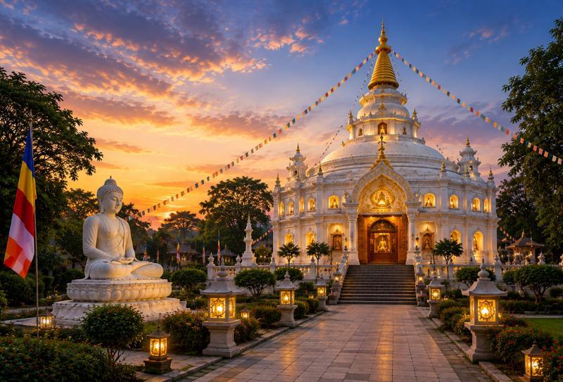 Lumbini Buddha Vihar in Mamidpally, TG