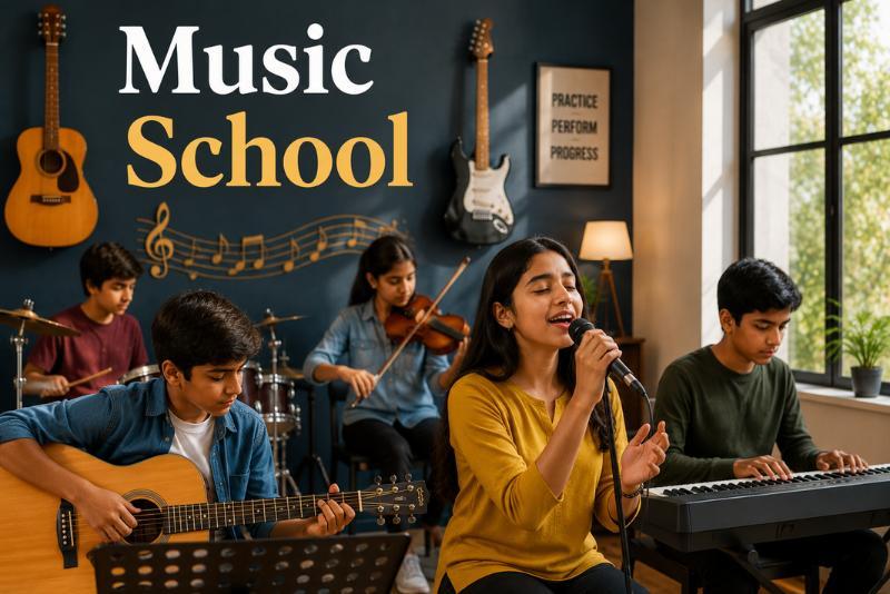 East Woods Music Academy in Jakkur, KA