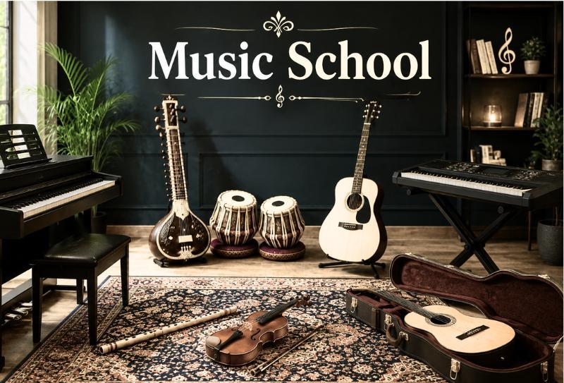 Sayan Music Classes & Coaching Centre in Netaji Subhash Chandra Bose Road, WB