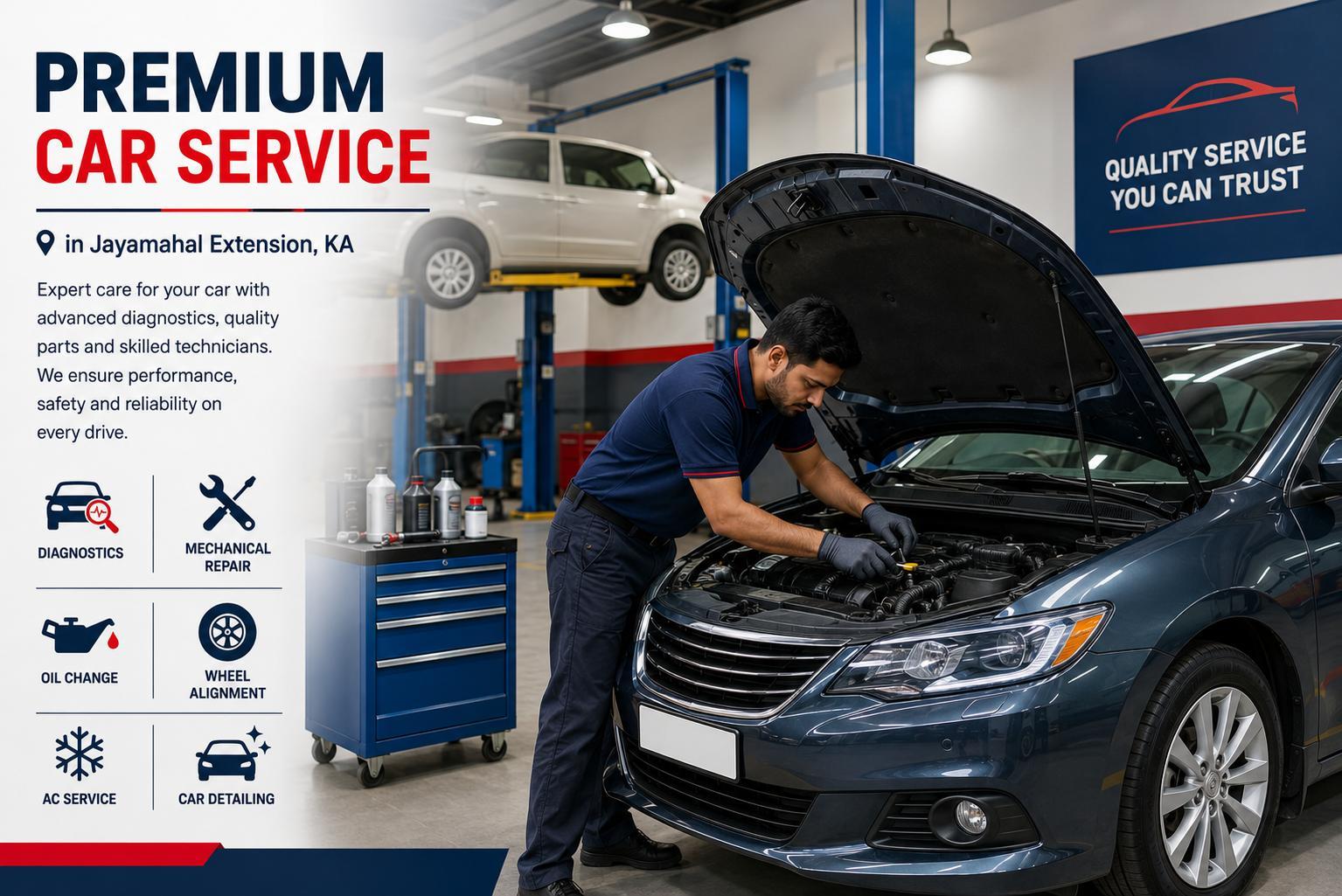 Premium Car Service in Jayamahal Extension, KA
