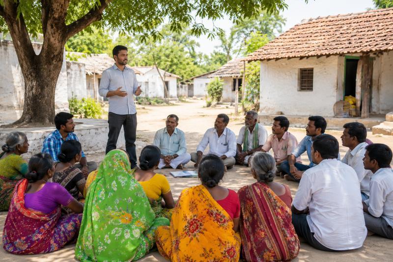 Village Reconstruction Organisation in Moinabad, TG
