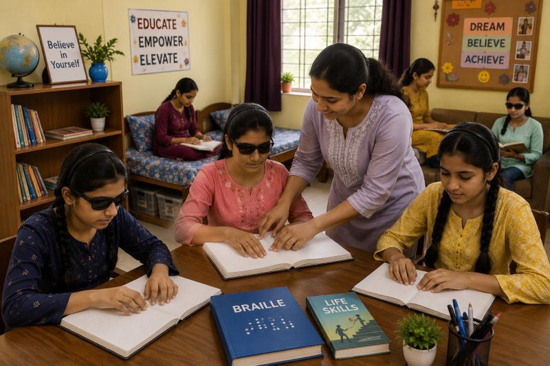 Blind Girls Hostel Run By Health Drive Foundation - Ganesh Nagar 2, Delhi