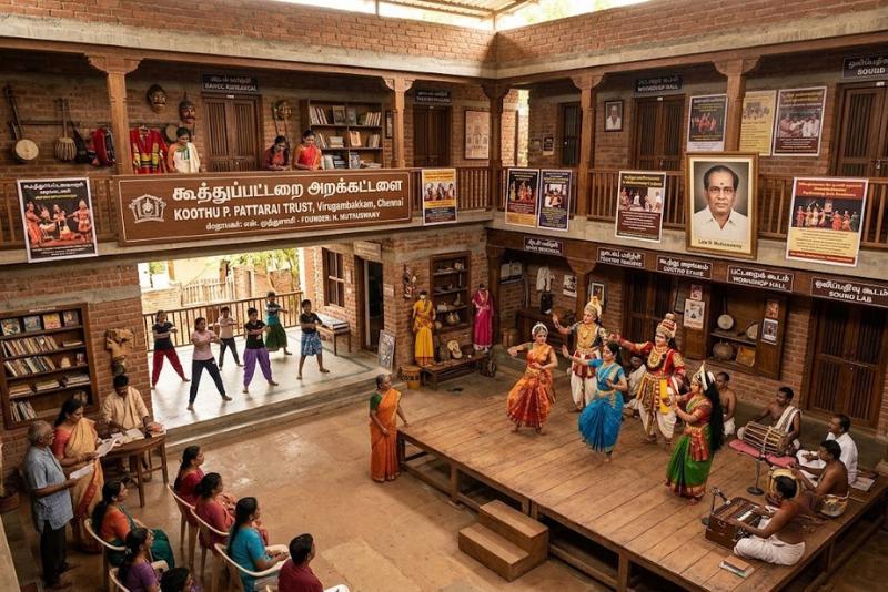 Koothu P Pattarai Trust N Muthuswamy -  Virugambakkam, Chennai