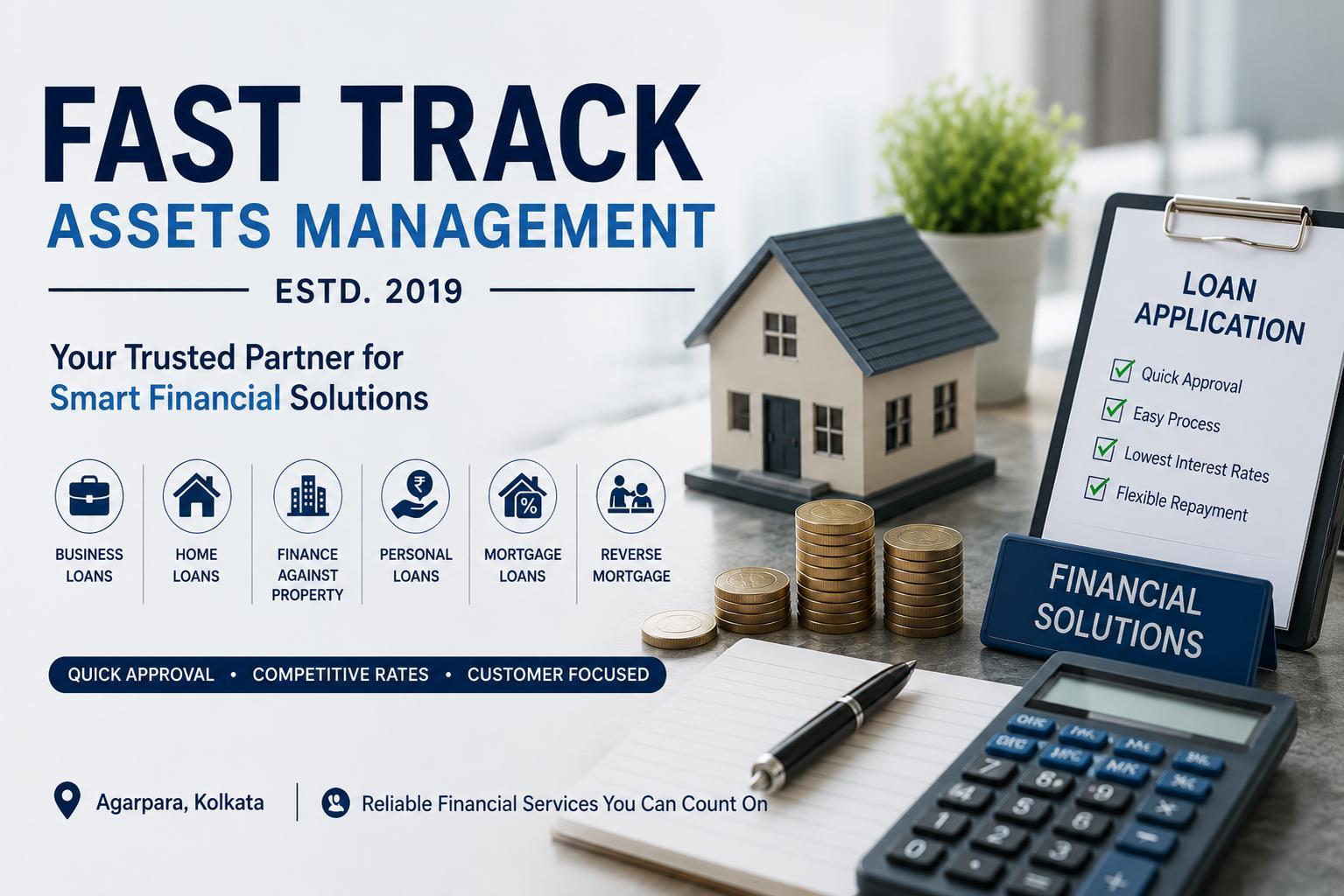 Fast Track Assets Management – SBI Personal Loans in Agarpara, Kolkata