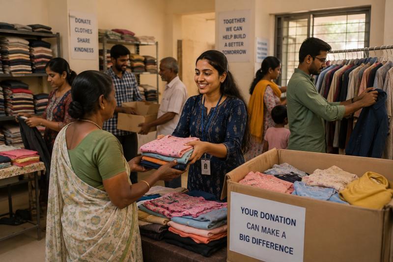 Charity Clothes Collection Centre - T Nagar, Chennai