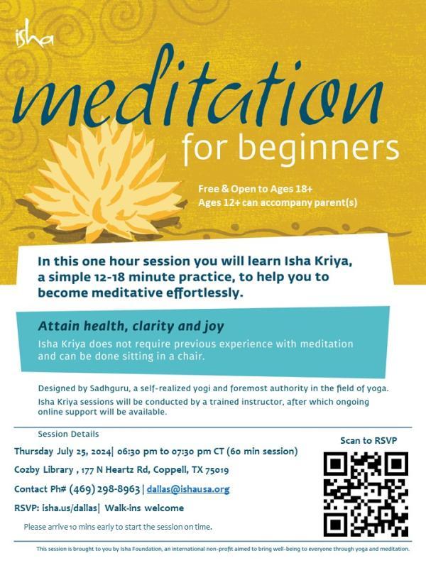 Meditation for beginners