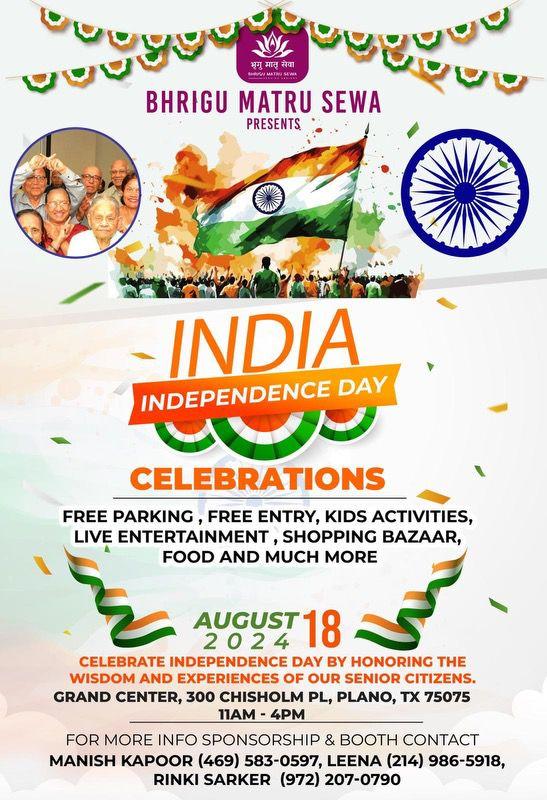 Bhrigu Matru Sewa Presents: India Independence Day Celebrations