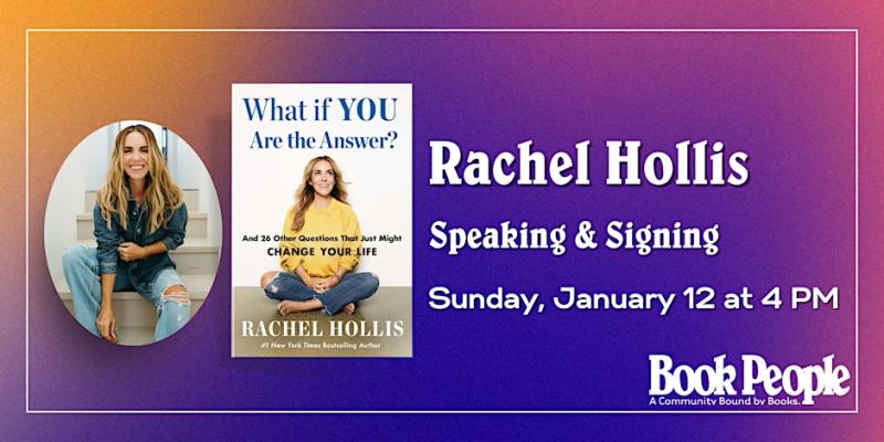 BookPeople Presents: Rachel Hollis - What if YOU Are the Answer?