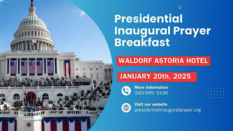 Presidential Inaugural Prayer Breakfast- 250th Anniversary of America !