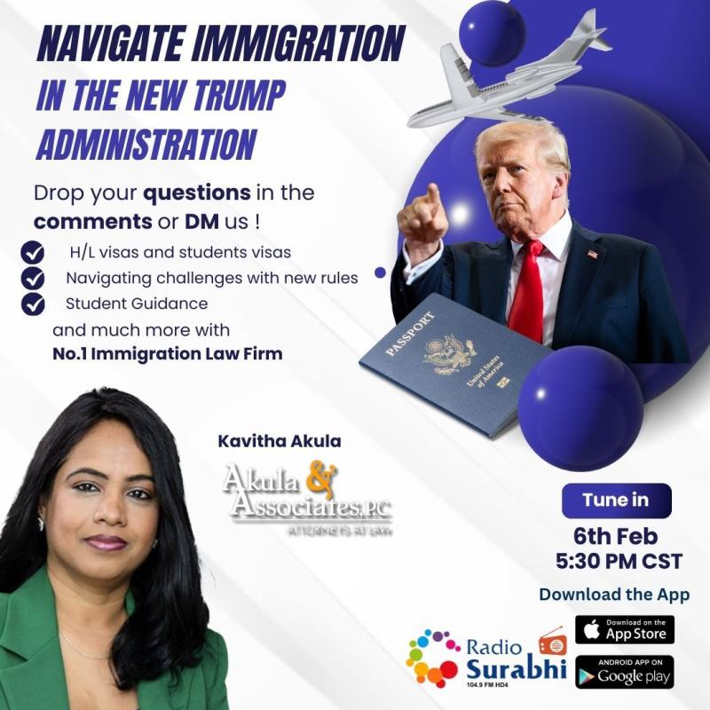 Navigate Immigration in the New Trump Administration - Radio Surabhi