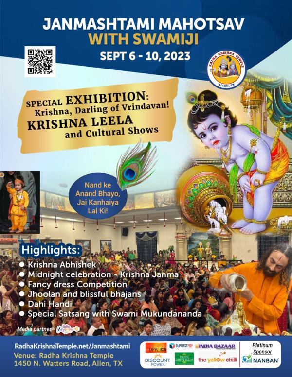 Janmashtami Mahotsav with Swami Mukundananda