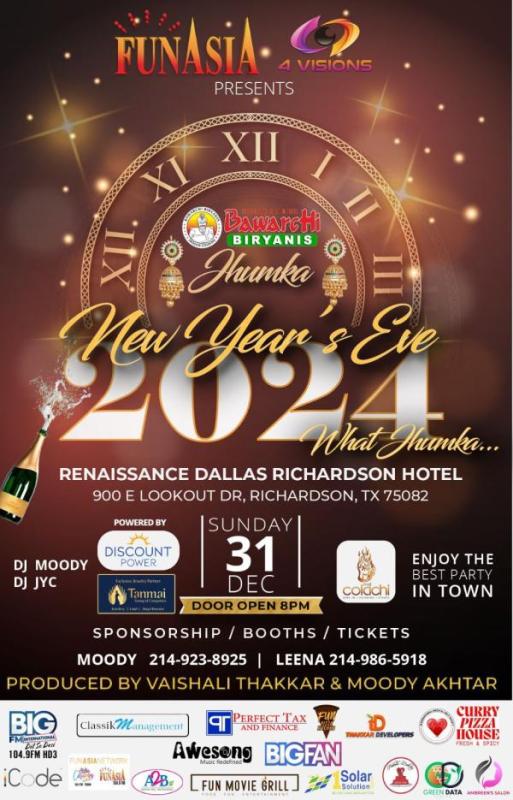 JHUMKA 2024 NEW YEAR'S EVE GALA - NEW YEAR'S EVE GALA 2024