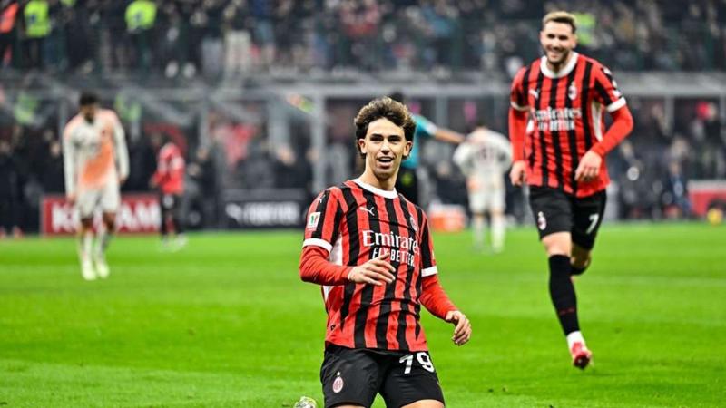 Joao Felix Scores in Milan's 3-1 Win Over Roma