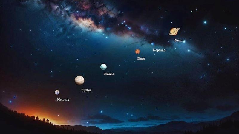 Five Planets Visible in February Night Sky A Rare Planet Parade