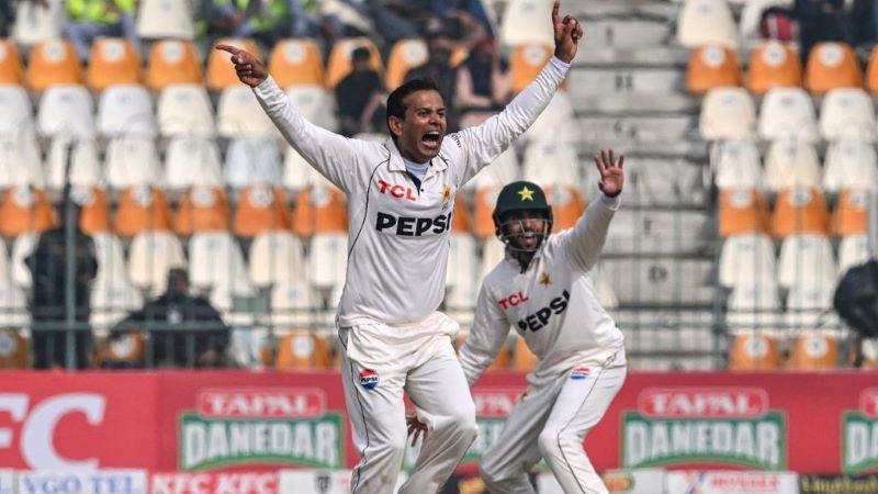 Noman Ali Makes History with Hat-Trick in Test Against West Indies