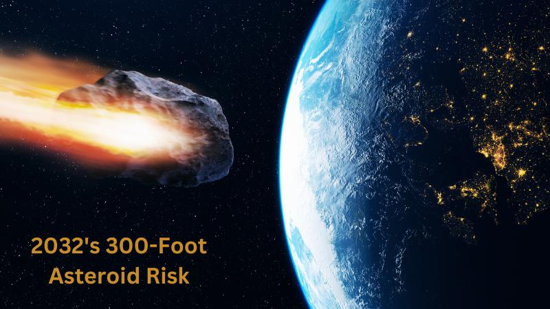 2032 Asteroid Alert: 300-Foot Space Rock with a 2.3% Impact Chance