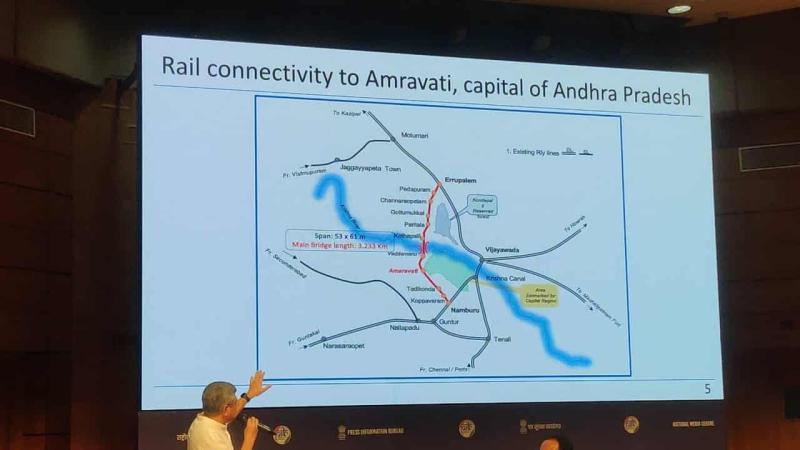 Amaravati Railway Line A Game Changer for Andhra Pradesh's Capital Development