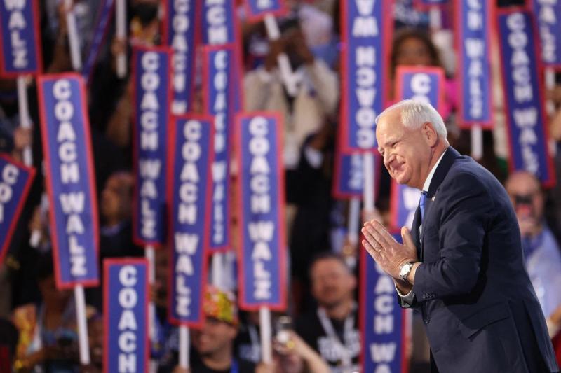 It's the honor of my life, Tim Walz accepts Democratic vice presidential nomination