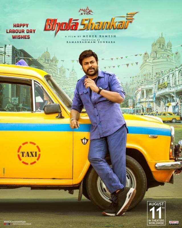 Pic Talk  Megastar turns taxi driver