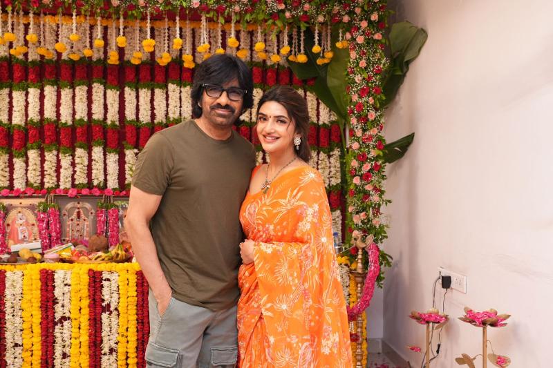 Sithara Entertainments' Launch Mass Maharaja Ravi Teja's Landmark Film