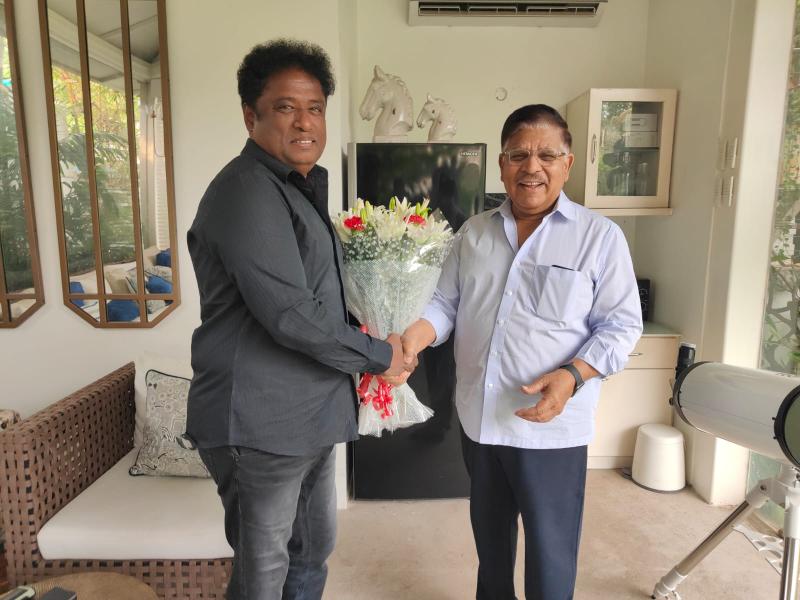 Elred Kumar and  Allu Aravind congratulated each other on the success of Vidudhala Part 1