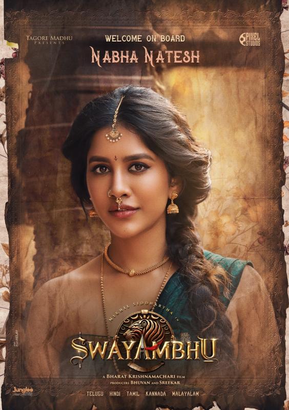 Nabha Natesh Comes On Board For Nikhil’s Pan India Project Swayambhu
