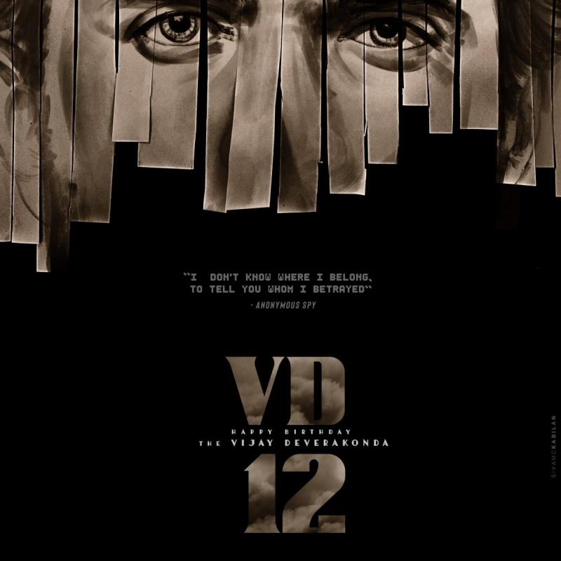 VD12 Poster  Vijay Deverakonda Has Turned A Spy