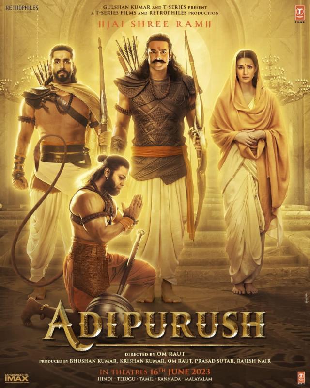 Prabhas Stuns In Ram Navami Special Adipurush Poster