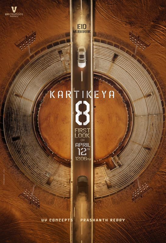 Kartikeya Gummakonda and UV Concepts #Kartikeya8 pre look out now