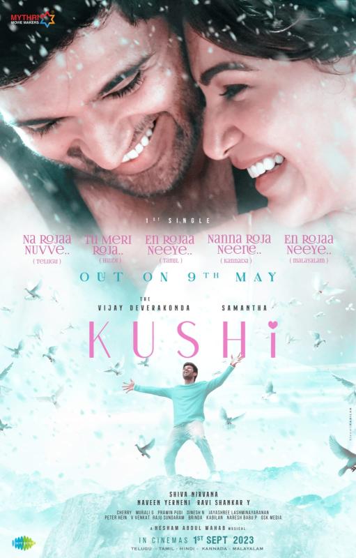 Vijay Deverakonda and Samantha's Kushi's first song on May 9th