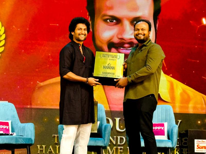 Natural Star Nani, Mrunal Thakur, Shouryuv Win Awards At Behindwoods Gold Hall Of Famers 2023