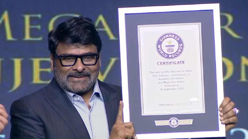 Chiranjeevi Celebrates a Landmark Year with Guinness World Records Honor