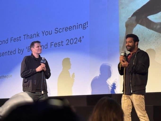 "NTR Shines at Beyond Fest 2024, Promotes Upcoming Film 'Devara'"