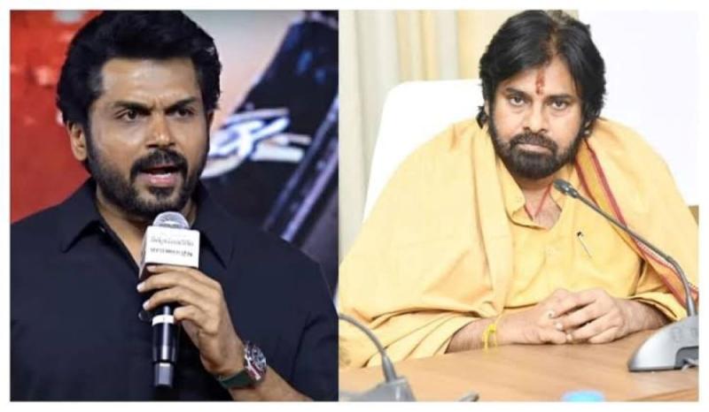 Controversy Erupts Over Tirumala Laddu Jokes  Karthi Apologizes to Pawan Kalyan